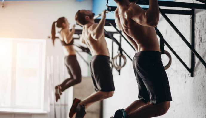 спорт, подтягивания