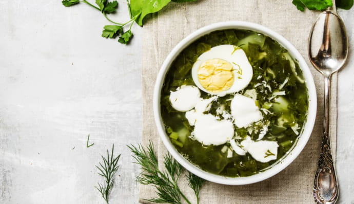 Зеленый борщ