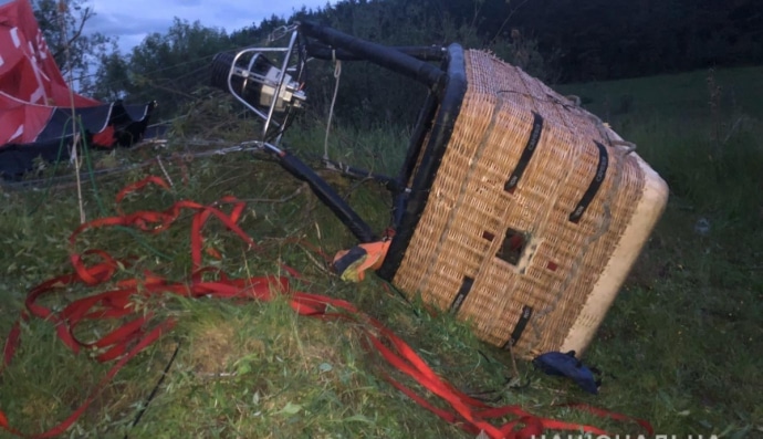 Повітряна куля на Хмельниччині 
