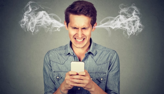 Разъяренный мужчина