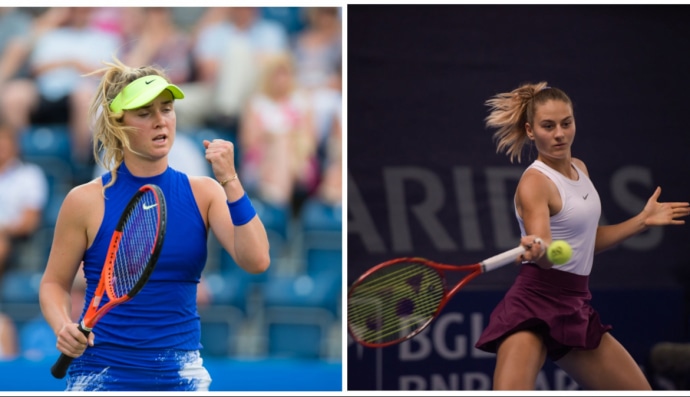 Еліна Світоліна та Марта Костюк