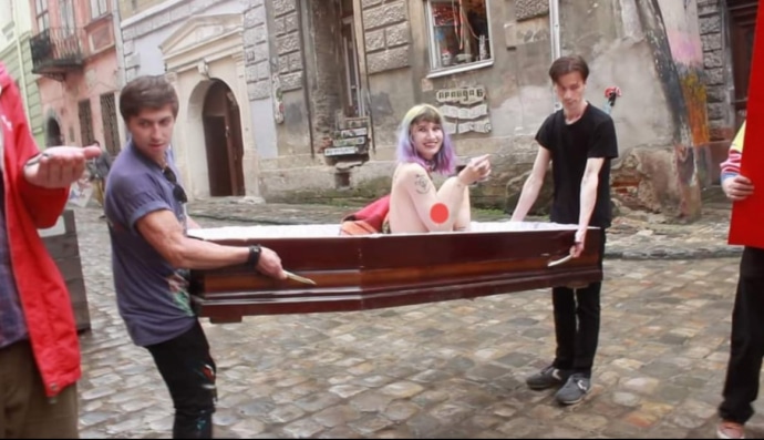 Перформанс во Львове