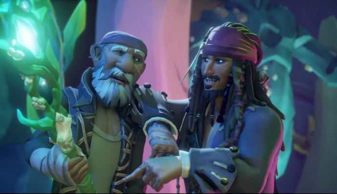 Джек Воробей в Sea of Thieves