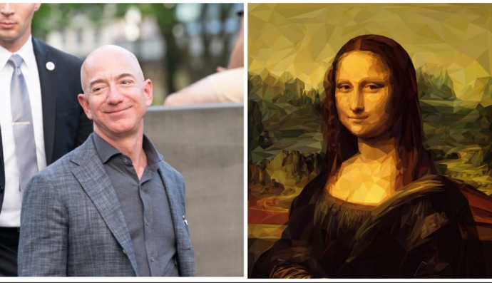 Джефф Безос і Мона Ліза