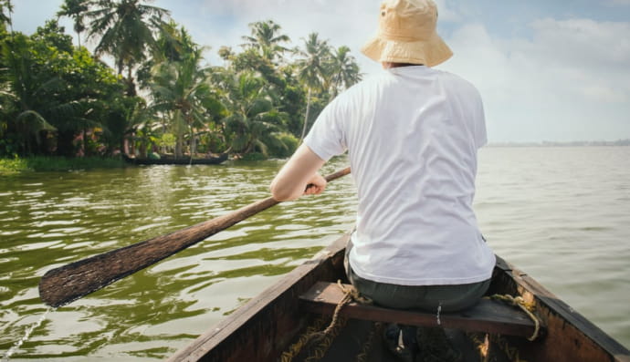 Човняр у Індії