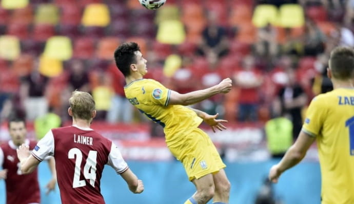 Сборная Украины против Австрии