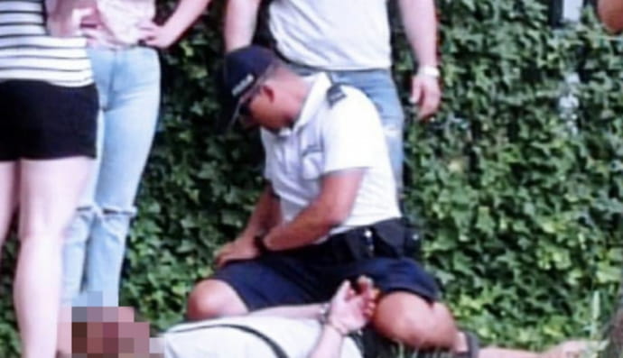 В Польше прохожий избил мужчину, потому что тот разговаривал на украинском языке