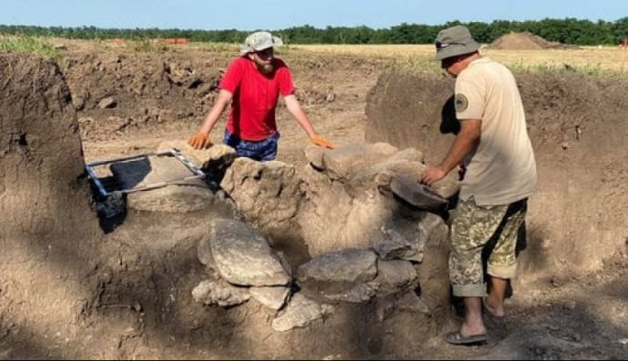 Археологи знайшли поховання зрубної культури