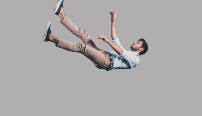 Падающий мужчина