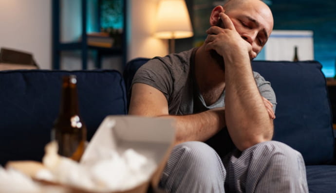 Расстроенный муж