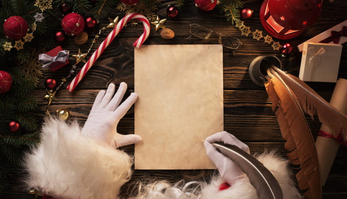 лист Санта Клаусу