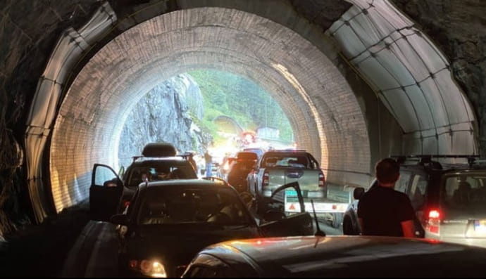 Падіння каменю у Норвегії