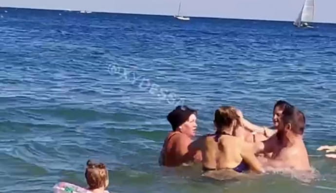 Драка в Одессе