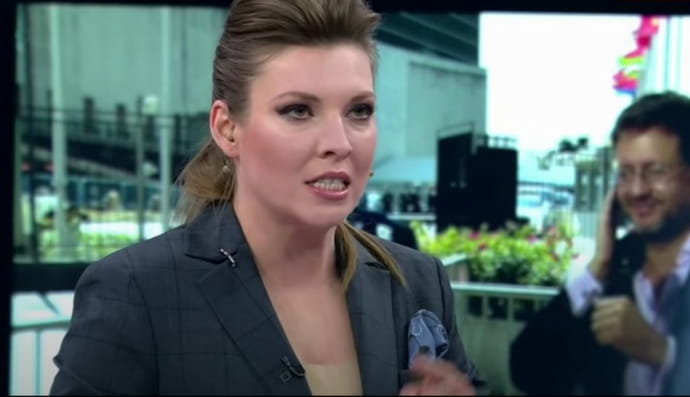 російська пропагандистка Ольга Скабєєва