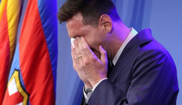 Лионель Месси на прощальной пресс-конференции