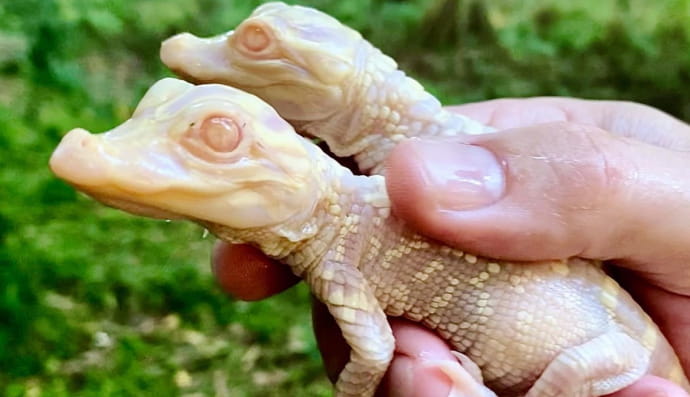 Алігатори-альбіноси 