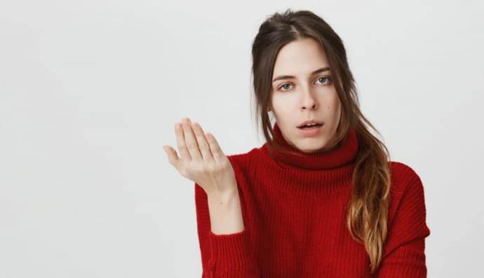 Раздраженная женщина