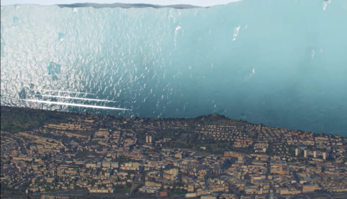 Огромный ледяной щит в современности 