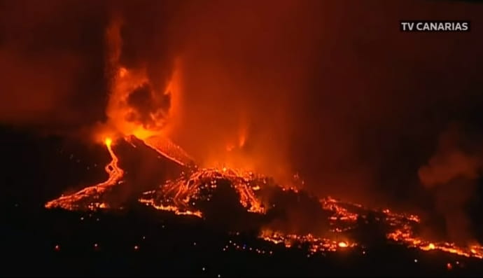 Виверження вулкану на Ла-Пальмі