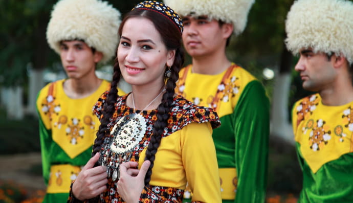 женщина из Туркменистана