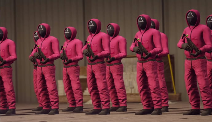 "Игра в кальмара" в GTA V