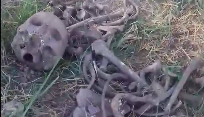 Кости человека в Сумской области