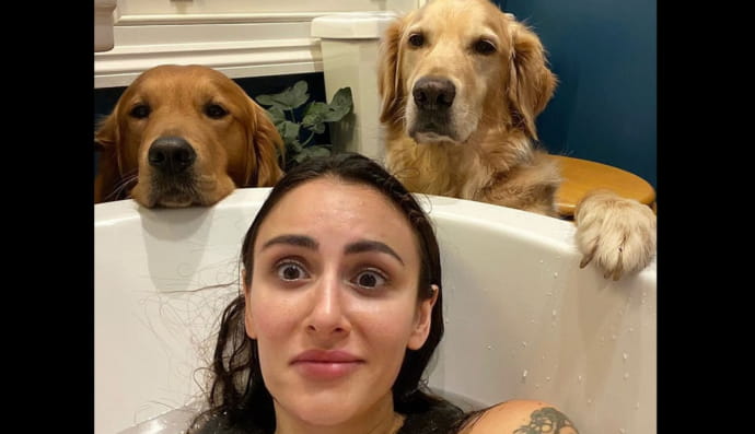 Урсула Эйтчисон и ее лабрадоры