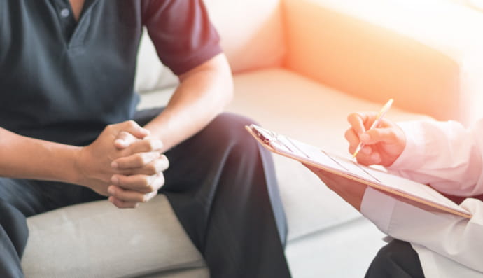 Пацієнт на прийомі у лікаря