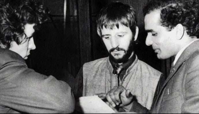 Суреш Джоші, Рінго Старр та Джордж Гаррісон