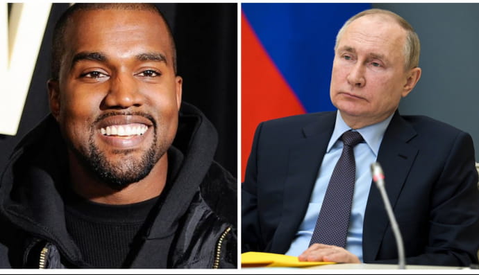 Канье Вест и Владимир Путин