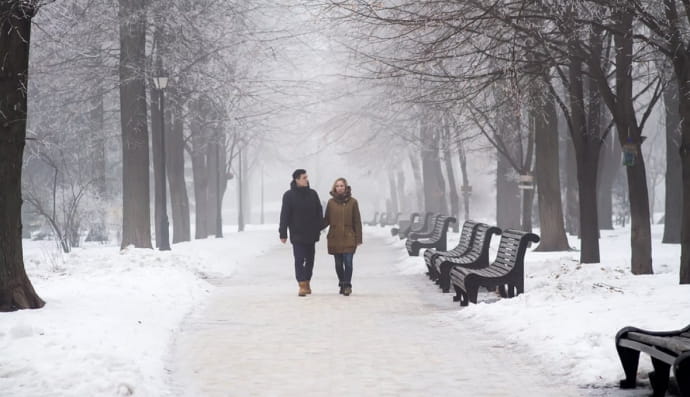 Сніг у Києві