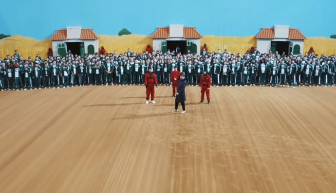 Воспроизведение "Игры в кальмара" Джеймсом Дональдсоном