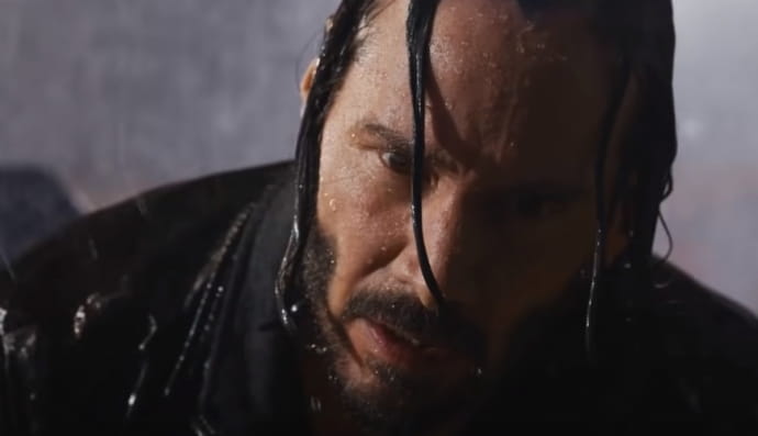 Киану Ривз в "Матрица: Воскресение"