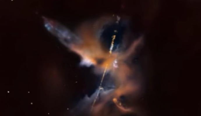 "небесний світловий меч"