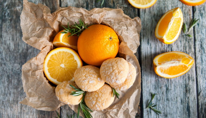 Апельсиновое печенье