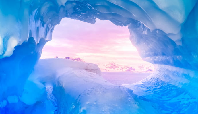 Ледник в Антарктиде 