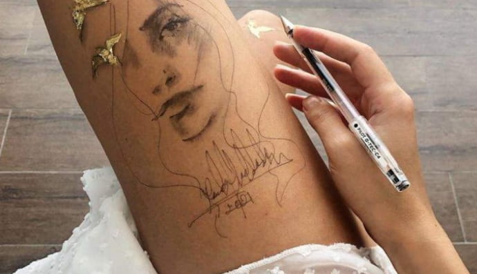 художница рисует удивительные картины на теле