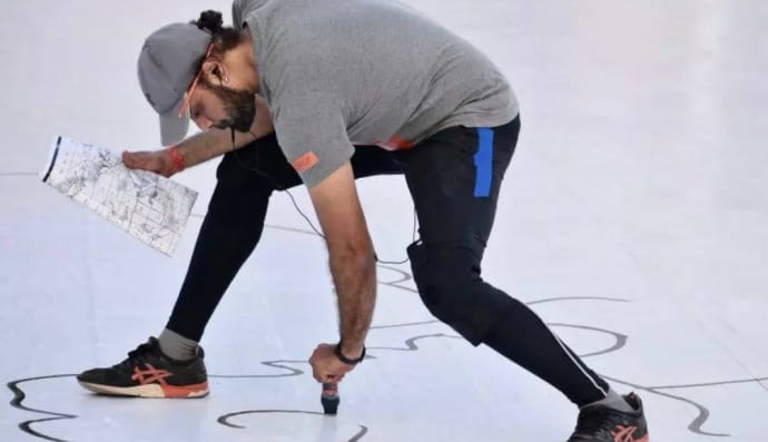 Художник з Індії створив найбільший у світі малюнок та потрапив до Книги рекордів Гіннеса