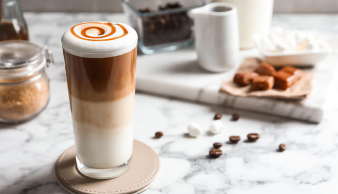 Лате карамель, карамельний лате