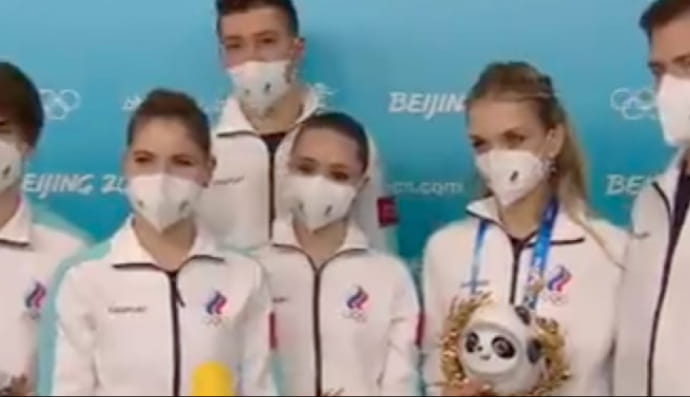 російська фігуристка осоромилася на Олімпіаді-2022