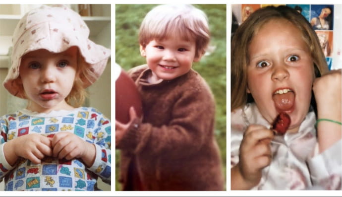 Звезды в детстве