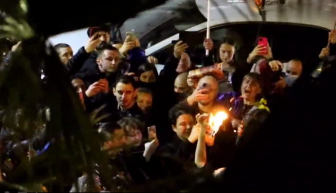 Акция протеста в Тель-Авиве