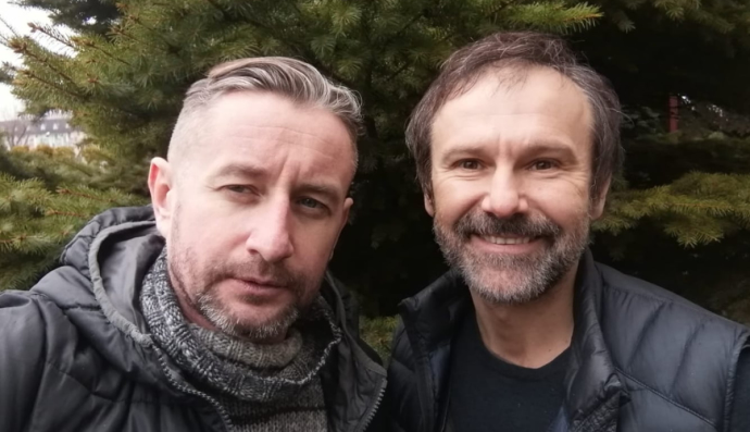 Сергій Жадан і Святослав Вакарчук 