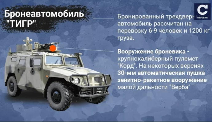 яку військову техніку кацапи привезли в Україну