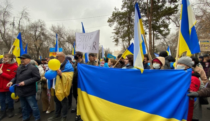 Мітинг у Казахстані 