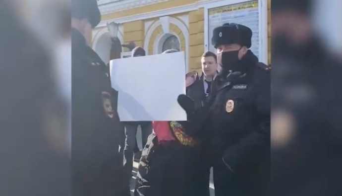 Затримання росіянки