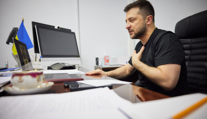 Зеленський розмовляє з Куніс і Катчером 