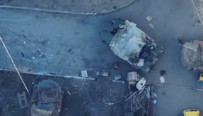 оккупантская техника и ковры