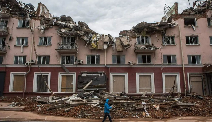 жуткие кадры жителей разрушенной Украины