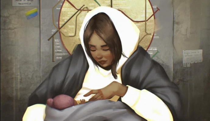 "Київська мадонна в метро"